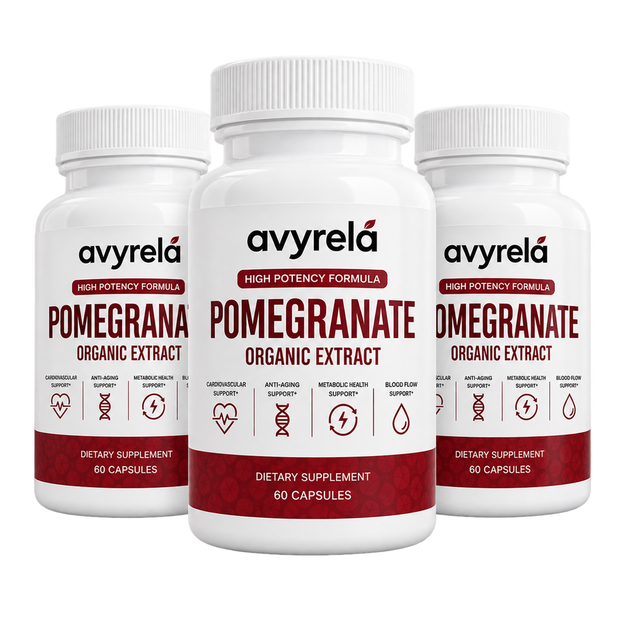 Avyrela pomegranate bottles