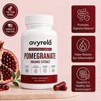 Organic Pomegranate Extract Capsules For Gut & Inflammation