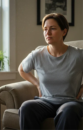 Woman feeling fatigued from blood sugar crashes
